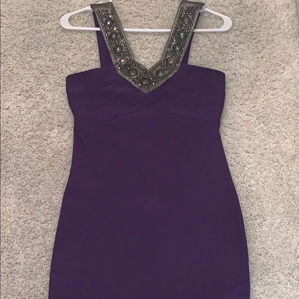 2b Bebe purple dress